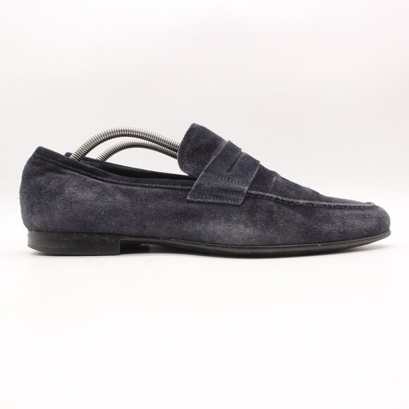 To Boot New York Men's Size 11 Leather Suede Penny Loafer Navy Blue - Picture 1 of 11